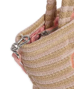 Nora Straw S Handtasche Kunststoff beige