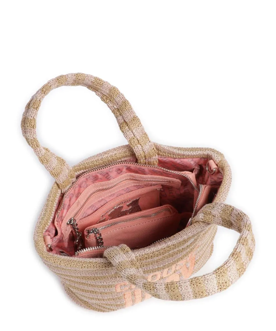 Nora Straw S Handtasche Kunststoff beige