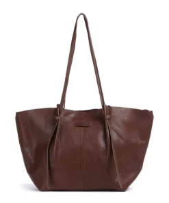 Nordic Simplicity Shopper genarbtes Leder braun