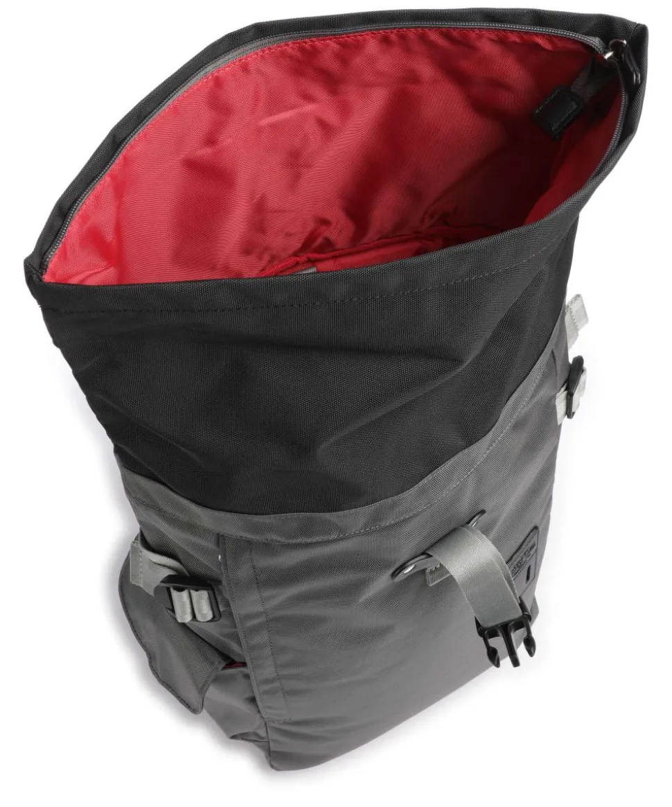 Norikura Two-Tone Rolltop Rucksack 13″ Polyester dunkelgrau