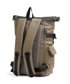 Norikura Two-Tone Rolltop Rucksack 13″ Polyester olivgrün