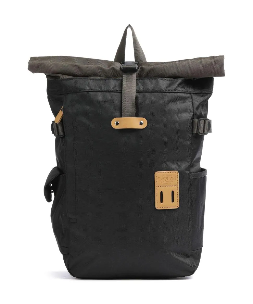 Norikura Two-Tone Rolltop Rucksack 13″ Polyester schwarz/grün