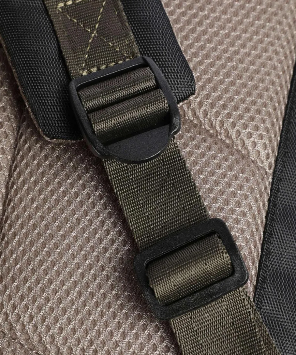 Norikura Two-Tone Rolltop Rucksack 13″ Polyester schwarz/grün