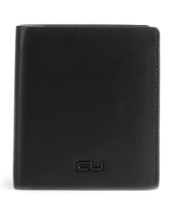 Norwegians Leeven RFID Geldbörse Rindsleder schwarz