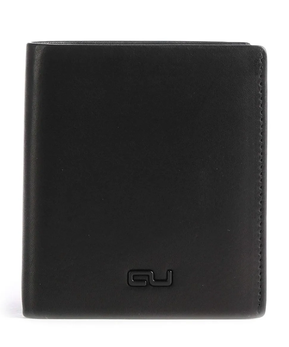 Norwegians Leeven RFID Geldbörse Rindsleder schwarz