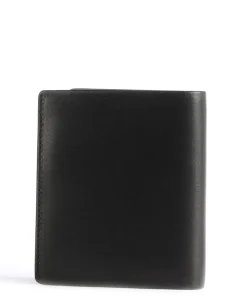 Norwegians Leeven RFID Geldbörse Rindsleder schwarz