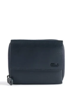 Norwegians Liv RFID Geldbörse genarbtes Rindsleder petrol