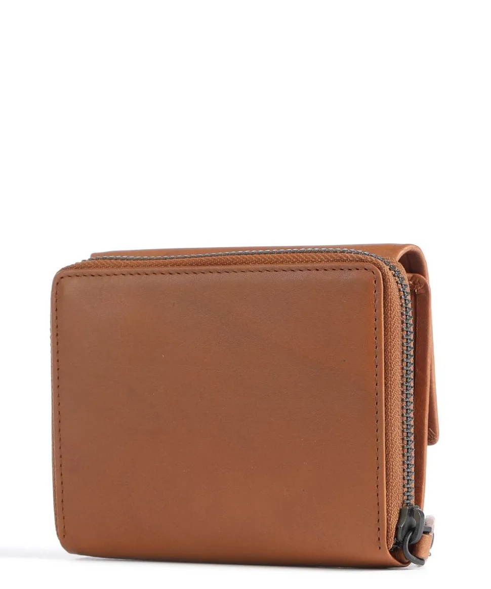Norwegians Liv RFID Geldbörse genarbtes Rindsleder cognac