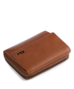 Norwegians Liv RFID Geldbörse genarbtes Rindsleder cognac