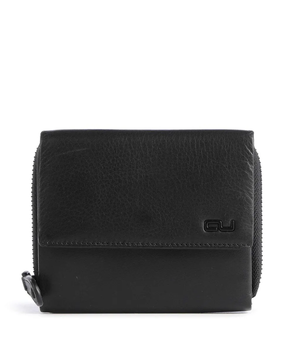 Norwegians Liv RFID Geldbörse genarbtes Rindsleder schwarz