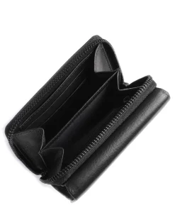 Norwegians Liv RFID Geldbörse genarbtes Rindsleder schwarz