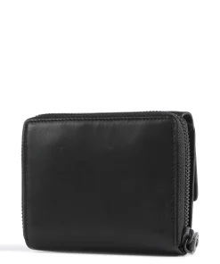 Norwegians Liv RFID Geldbörse genarbtes Rindsleder schwarz