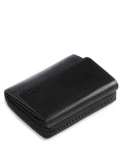 Norwegians Liv RFID Geldbörse genarbtes Rindsleder schwarz