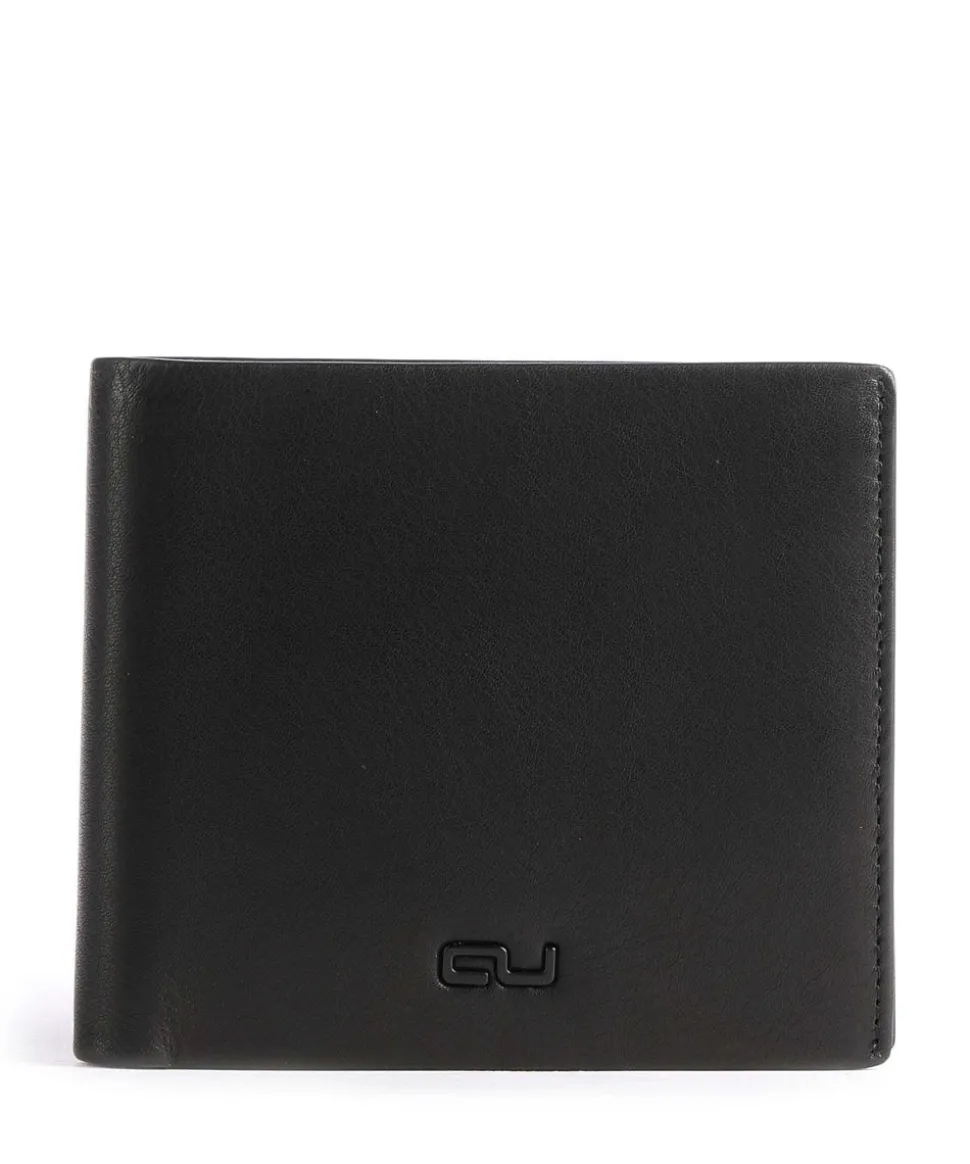 Norwegians Lykke RFID Geldbörse Rindsleder schwarz