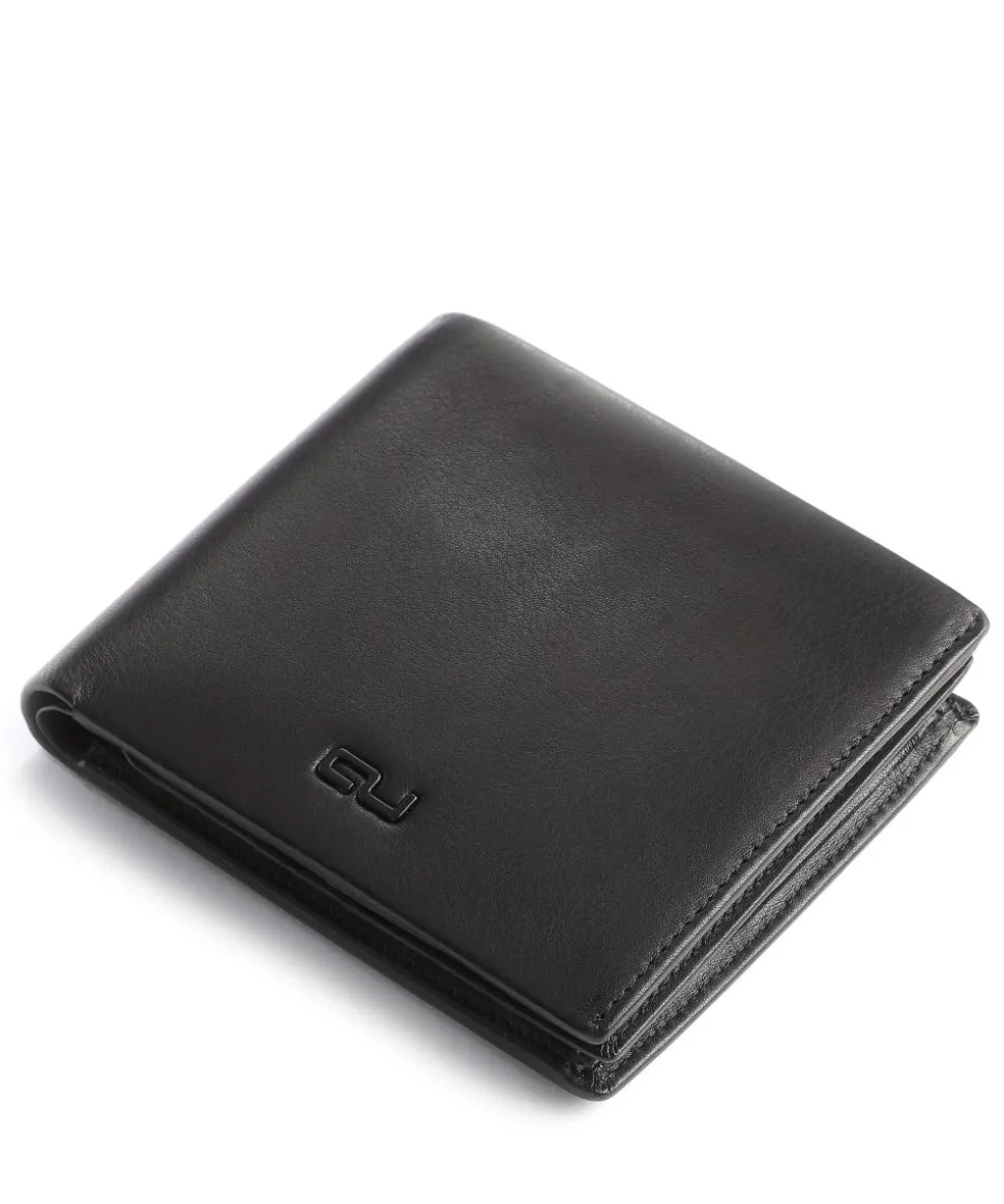 Norwegians Lykke RFID Geldbörse Rindsleder schwarz