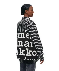 Notko Shopper Canvas schwarz/weiß