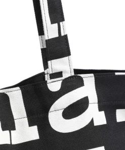 Notko Shopper Canvas schwarz/weiß