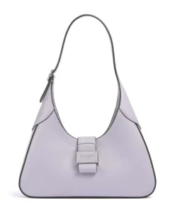 Nouveau Schultertasche fein genarbtes Rindsleder lavendel