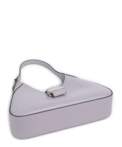 Nouveau Schultertasche fein genarbtes Rindsleder lavendel