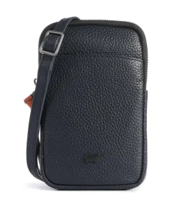 Novara Handytasche genarbtes Rindsleder navy