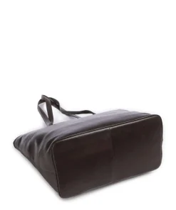 Novum Astano Shopper 14″ genarbtes Leder dunkelbraun