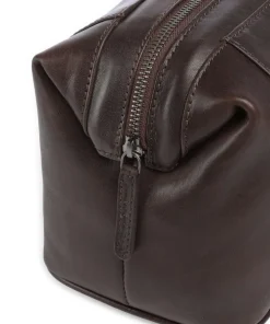 Novum Biassa Kulturbeutel dunkelbraun 29 cm