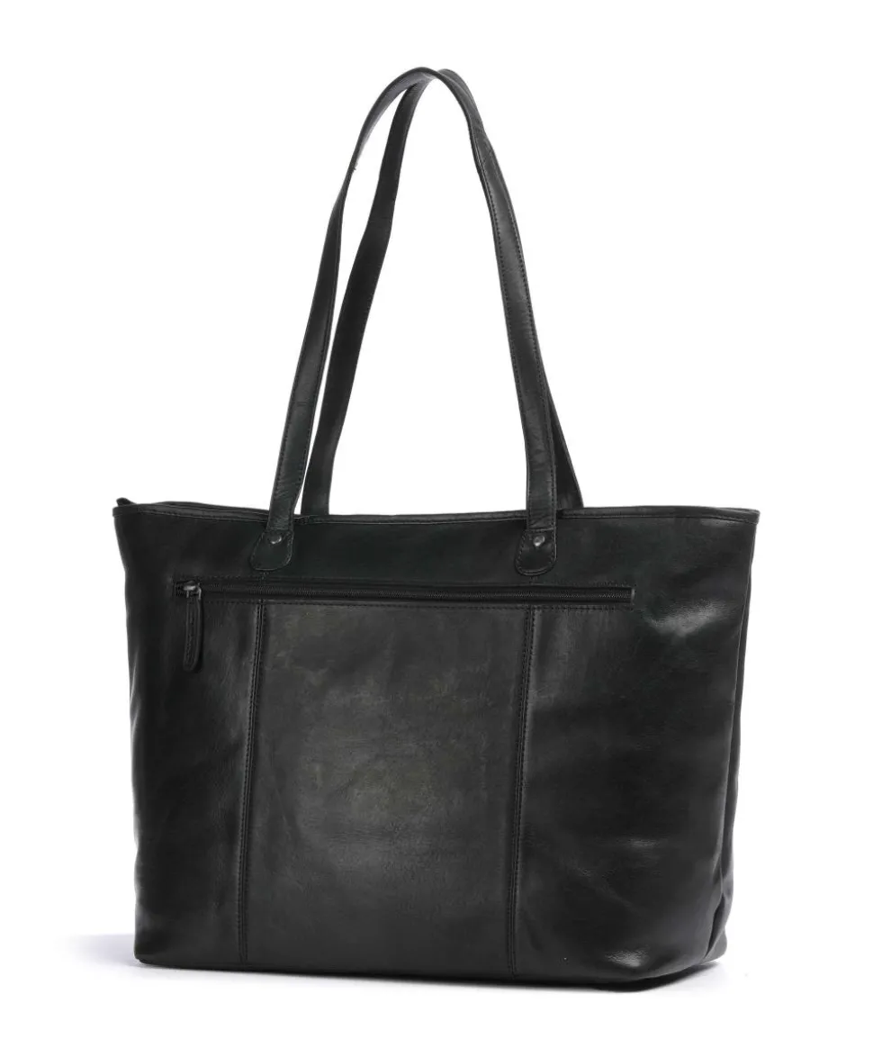 Novum Ferrera Shopper 14″ Rindsleder schwarz