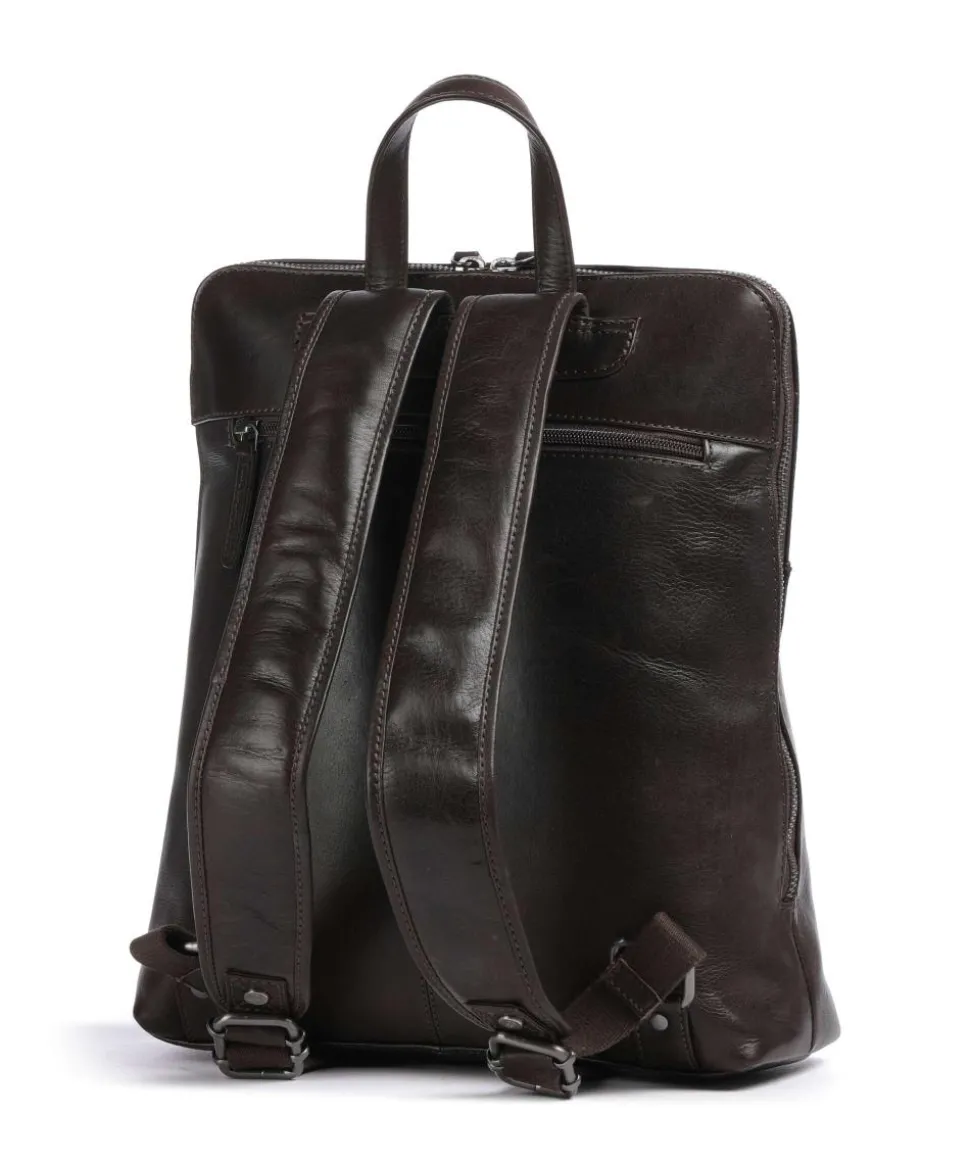 Novum Fornella Rucksack 13″ Leder dunkelbraun
