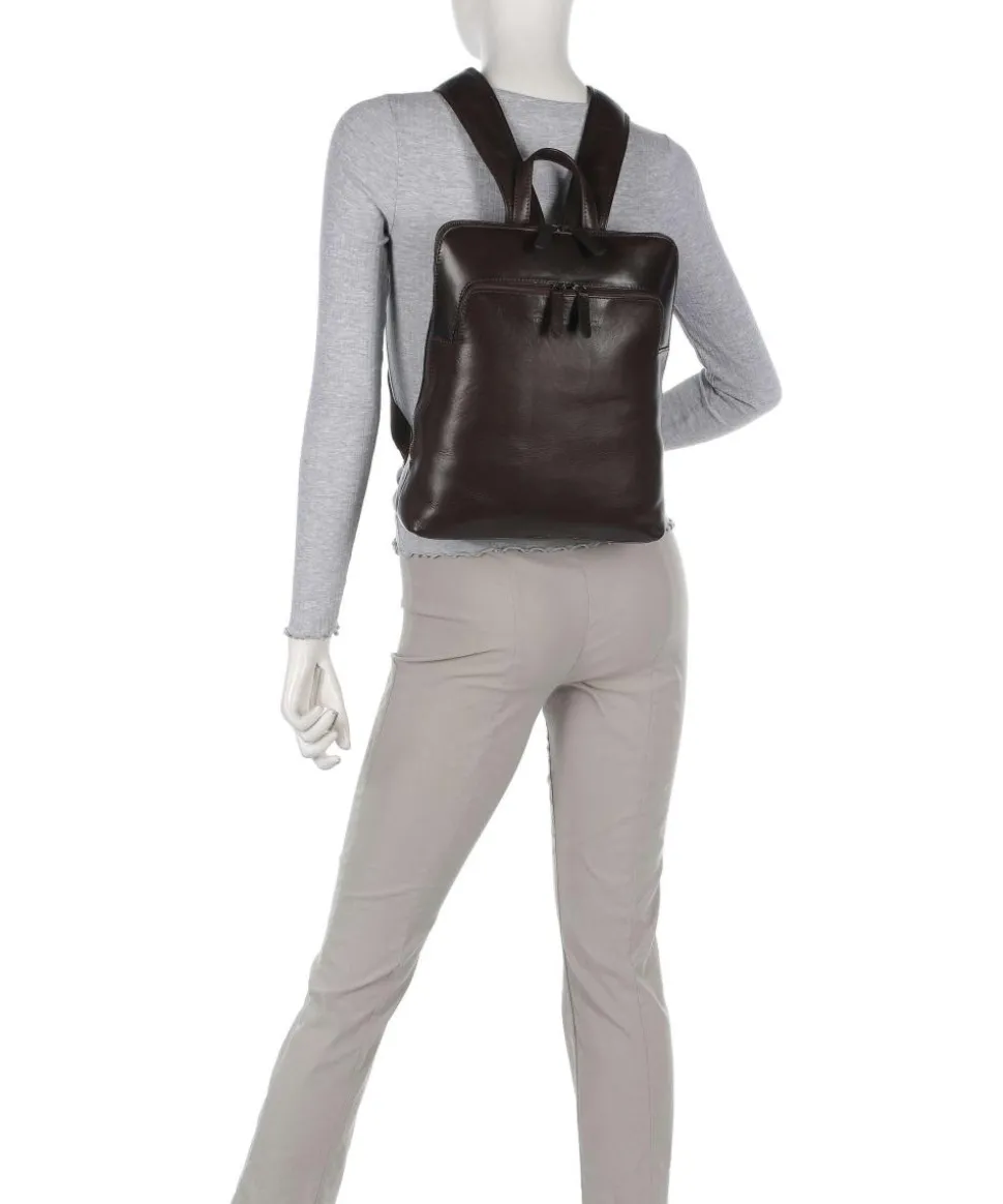 Novum Fornella Rucksack 13″ Leder dunkelbraun