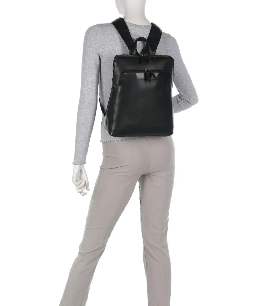 Novum Fornella Rucksack 13″ Leder schwarz