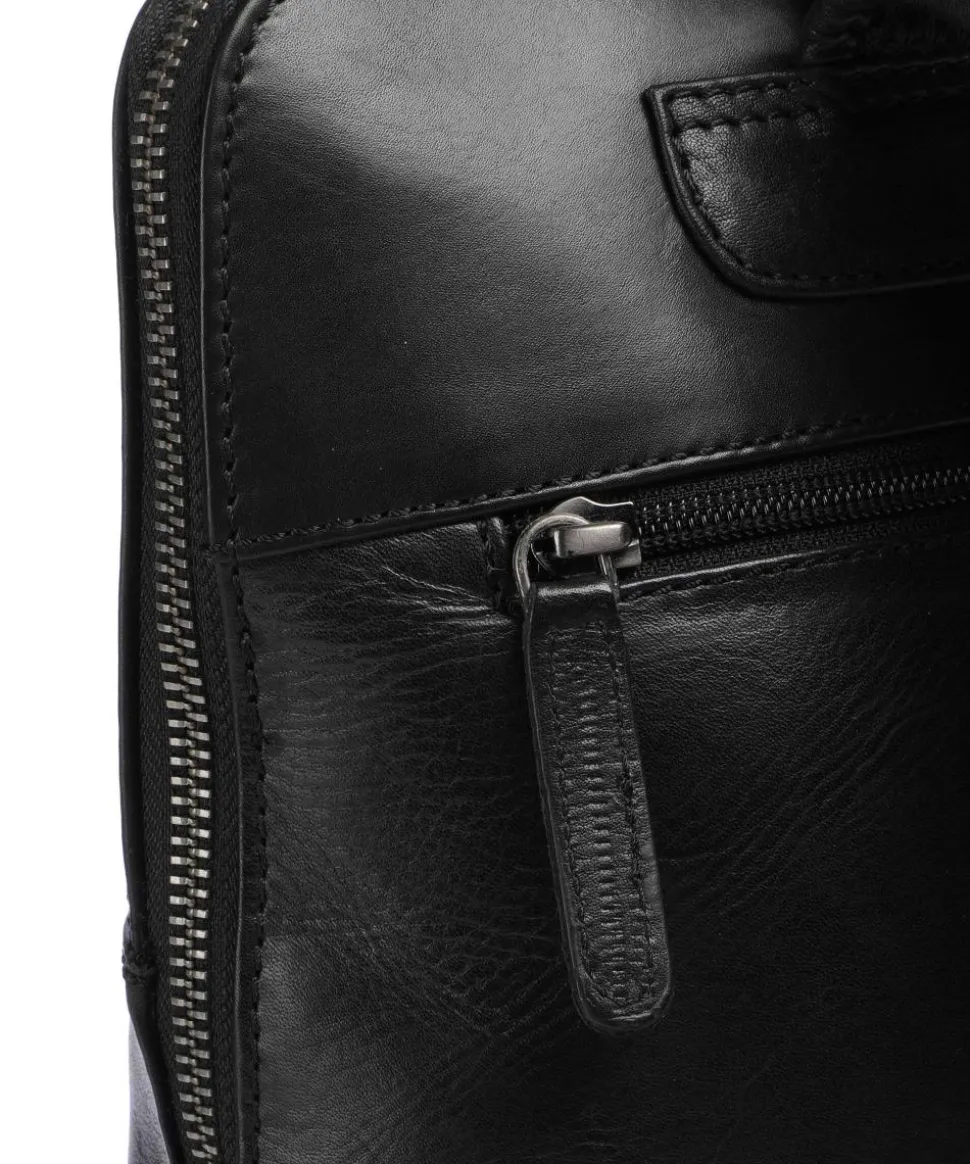 Novum Fornella Rucksack 13″ Leder schwarz