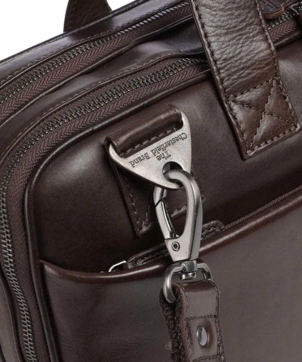 Novum Iseo Aktentasche 16″ Rindsleder dunkelbraun