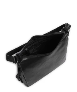 Novum Letizia Rucksack-Tasche Leder schwarz