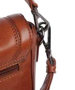 Novum Lizzola Schultertasche Leder cognac