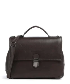 Novum Renata Umhängetasche Rindsleder dunkelbraun