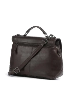 Novum Renata Umhängetasche Rindsleder dunkelbraun