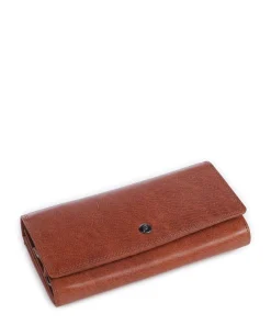 Novum Rivalto RFID Geldbörse fein genarbtes Leder cognac