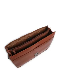 Novum Salvatore Aktentasche 17″ Rindsleder cognac