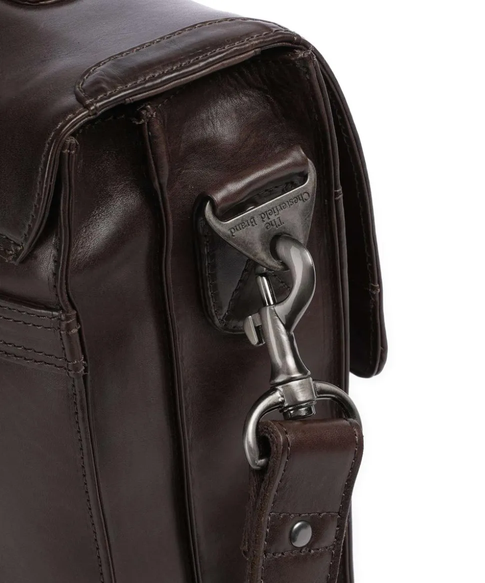 Novum Salvatore Aktentasche 17″ Rindsleder dunkelbraun