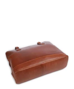 Novum Selvino Schultertasche Rindsleder cognac