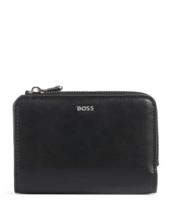 Numah Geldbörse fein genarbtes Rindsleder schwarz