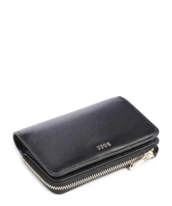 Numah Geldbörse fein genarbtes Rindsleder schwarz