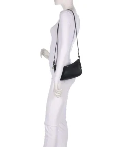 Numah Umhängetasche Lederfaserstoff schwarz