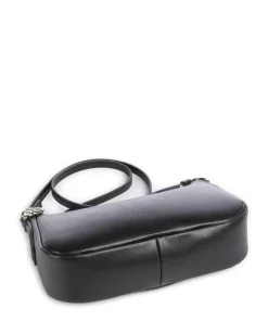 Numah Umhängetasche Lederfaserstoff schwarz