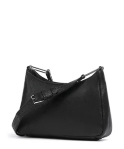 Nuria Umhängetasche genarbtes Rindsleder schwarz