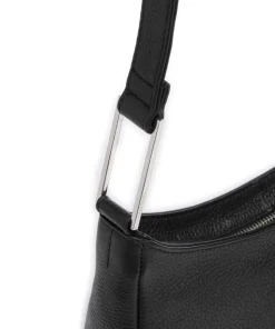 Nuria Umhängetasche genarbtes Rindsleder schwarz