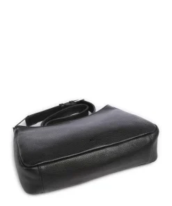 Nuria Umhängetasche genarbtes Rindsleder schwarz