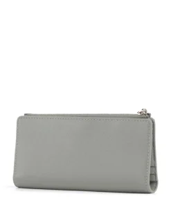 Nuvola Continental Geldbörse fein genarbtes Leder graugrün