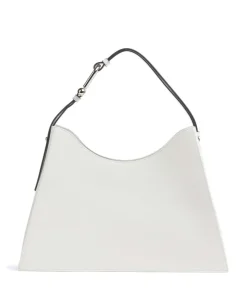 Nuvola L Beuteltasche fein genarbtes Leder elfenbein