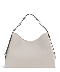 Nuvola L Beuteltasche genarbtes Rindsleder beige